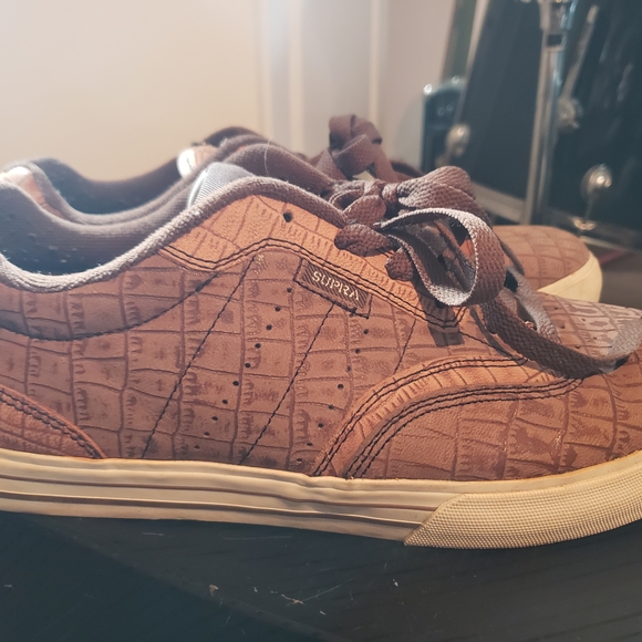 Supra Cali Brown Croc Brown Shoes - Picture 5 of 8